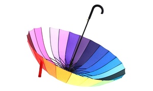 Ombrello Colorato Impermeabile ad Alta Densità, Fabbrica di Shenzhen, Personalizzazione Logo Giapponese, Ombrello Arcobaleno - Product Image 4