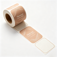 Etiquetas Personalizadas Haoxuan para Frascos de Mascarillas Capilares, Adhesivos Impresos en Papel Artístico con Relieve para Empaques de Productos Capilares Premium