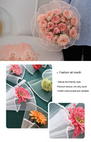 E-Magic Prix Bas Fournisseur d'Usine Stock Fête des Mères Rose Décoratif Perle - Maille Ondulée Perlée pour Bouquets de Fleurs DIY