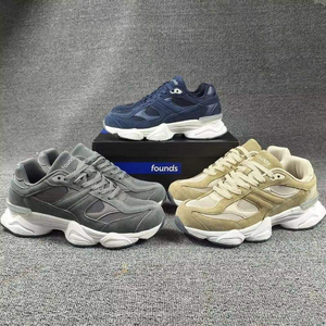 2025 New 9060 Breathable Cushioning Closed Toe <b>Height</b> <b>Increasing</b> Casual Walking <b>Shoes</b> Tennis Fashion Luxury Men's Lace-up Mesh - Product Image 5