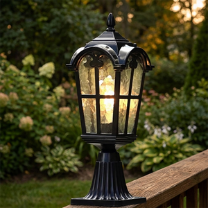 Lampe à pilier LED de style romain en aluminium IP65 pour l'éclairage paysager extérieur - Product Image 5