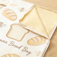 Sac à pain en toile de cire d'abeille réutilisable, prix d'usine, pour le stockage du pain au levain et l'usage quotidien