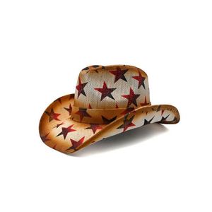 Sombrero de Paja Vaquero de Ala Ancha Unisex Personalizado para Esquí, Viajes, Playa, Pesca, Casual, Aire Libre, Transpirable, Cómodo, Cuatro Estaciones, Venta al por Mayor - Product Image 3