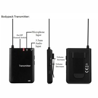 Système de guide touristique direct usine : Émetteur portable Hi-Fi pour casques de disco silencieux et casques sans fil TX200