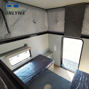 Camper de camion tout-terrain à toit souple escamotable 4x4 robuste pour aventure hors réseau, adaptable aux pick-up, fabriqué sur mesure pour la vie en camion. - Product Image 4