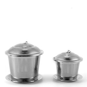 Infusores de Té, Filtro de Malla de Acero Inoxidable para Té de Hojas Sueltas con Bandeja Recolectora - Product Image 6