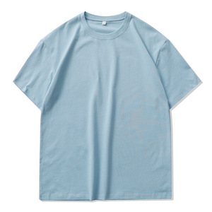 เสื้อยืดถักผ้าฝ้าย100% สำหรับผู้ชายขนาดใหญ่210GSM พิมพ์ลายตามสั่ง - Product Image 1