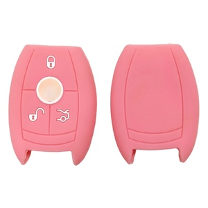 Funda de Silicona para Llaves OEM, Color Personalizado, Carcasa de 3 Botones para Llaves Inteligentes de <span class=keywords><strong>Mercedes</strong></span> Benz <span class=keywords><strong>Clase</strong></span> <span class=keywords><strong>C</strong></span>, E, S, M, GLK, CLS, CLK, Proveedor - Product Image 2