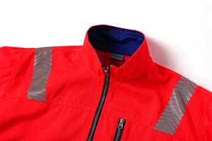 Khả năng hiển thị cao bảo hộ lao động phản quang an toàn Áo khoác nam cao VIS phản quang an toàn làm việc mặc áo khoác quần áo may mặc - Product Image 6