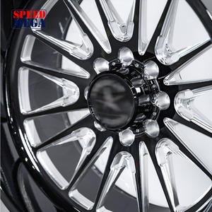 Jantes forgées concaves personnalisées 8x170 8x180 6x139.7 22x12 22x14 24x12 24x14 26x14 26x16 Noir brillant usiné pour camion - Product Image 4