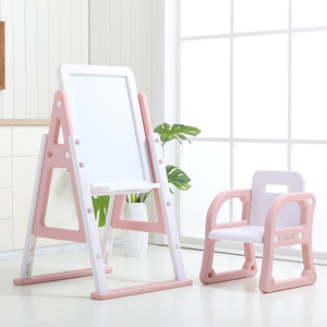 Medio ambiente y seguridad de mesa y silla conjunto tablero de <span class=keywords><strong>dibujo</strong></span> de niños del hogar pintura de junta - Product Image 4