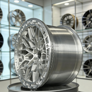 18X11 Beadlock Wheels Brushing Silver Deep Concve Forged Wheels 5X112 for M2 M3 M4 - Product Image 5