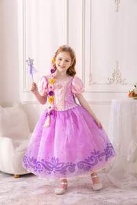 TV Movie Cosplay Costume Filles Princesse Robe Sofia Raiponce Dress up Costume <span class=keywords><strong>Tangled</strong></span> Halloween Noël Fantaisie Dentelle Tutu Robe - Product Image 2