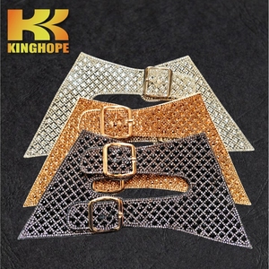 Giày phẳng phụ kiện trên-Có thể điều chỉnh khóa Dây đeo đôi với trang trí ngọc trai - Product Image 3