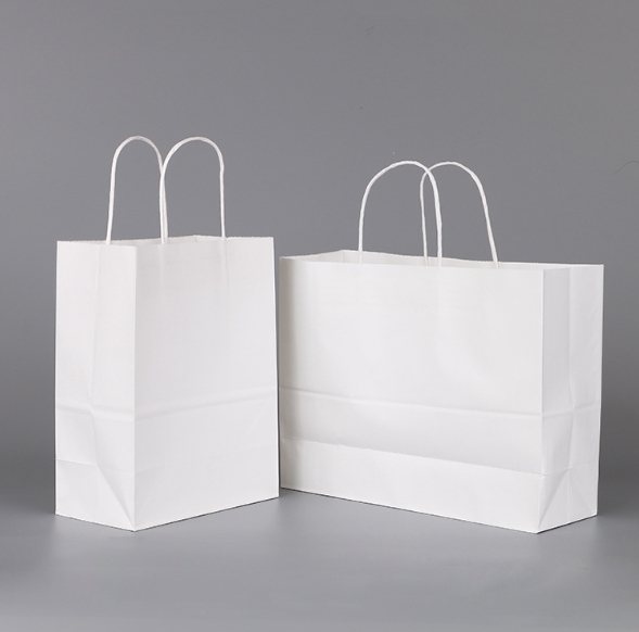 Sac en papier blanc