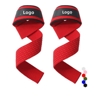 Оптовая продажа популярных пользовательских логотипов неопреновые прокладки Нескользящие подъемные ремни для тяжелой атлетики фитнес ремни для запястья обертывания ремни - Product Image 5