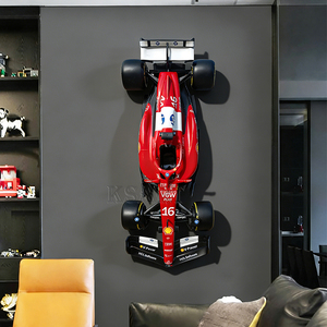 Statua di Auto <span class=keywords><strong>da</strong></span> Corsa F1 in Fibra di Vetro Modello a Grandezza Naturale Personalizzata Decorazione Murale Moderna <span class=keywords><strong>Design</strong></span> Artistico Scultura per Interni - Product Image 2
