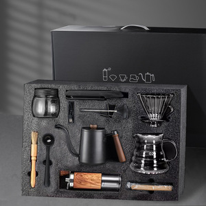 IStapromo <b>Gifts</b> Portable <b>Coffee</b> Set Travel Kit with Drip Brewer Metal Components Minimalist Design for Outdoor Use - Product Image 3