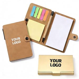Wholesale <b>Small</b> Pen Combination for Promo Business Creative Gift Kraft Paper <b>Notepads</b> With Custom Logo - Product Image 1