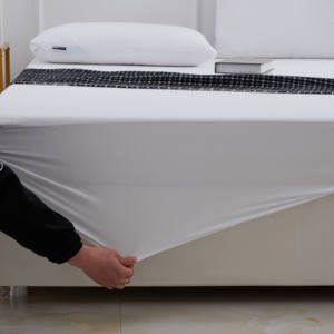 Impermeable Hospital Pareja Terry 100% Algodón Colchón Protector Cubierta Antipolvo Ácaros Anti-bacterias Protección 200TC Hilo - Product Image 4