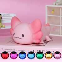 Veilleuse pour enfants en silicone USB, tactile, créative, multicolore, rechargeable, en forme d'animal, à intensité variable, personnalisée, mignonne, pour la chambre des enfants