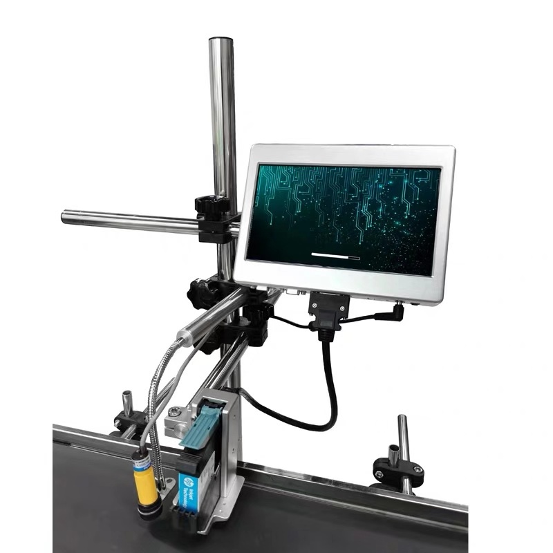 Онлайн струйный принтер высокого разрешения, струйная машина для кодирования, Дата истечения срока годности, время серийной маркировки