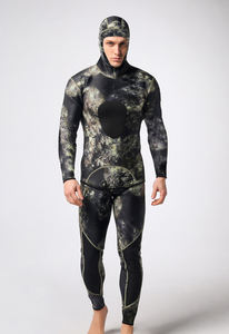 Гидрокостюм Yamamoto с капюшоном из камуфляжного неопрена 3 5 мм с длинным рукавом для подводной охоты - Product Image 5