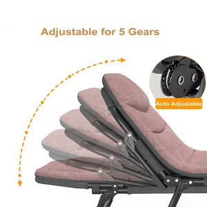 Oreiller doux Portable et lit deux en un, bureau, pause déjeuner, sommeil, lit pliant en acier inclinable pour filles - Product Image 6