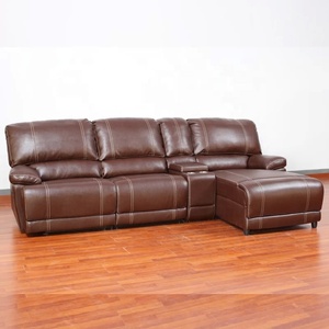Ghế <span class=keywords><strong>Sofa</strong></span> Hình Chữ L Có Thể Ngả Cắt Bằng Da Thoải Mái Bán Chạy Kèm Ghế Dài - Product Image 2