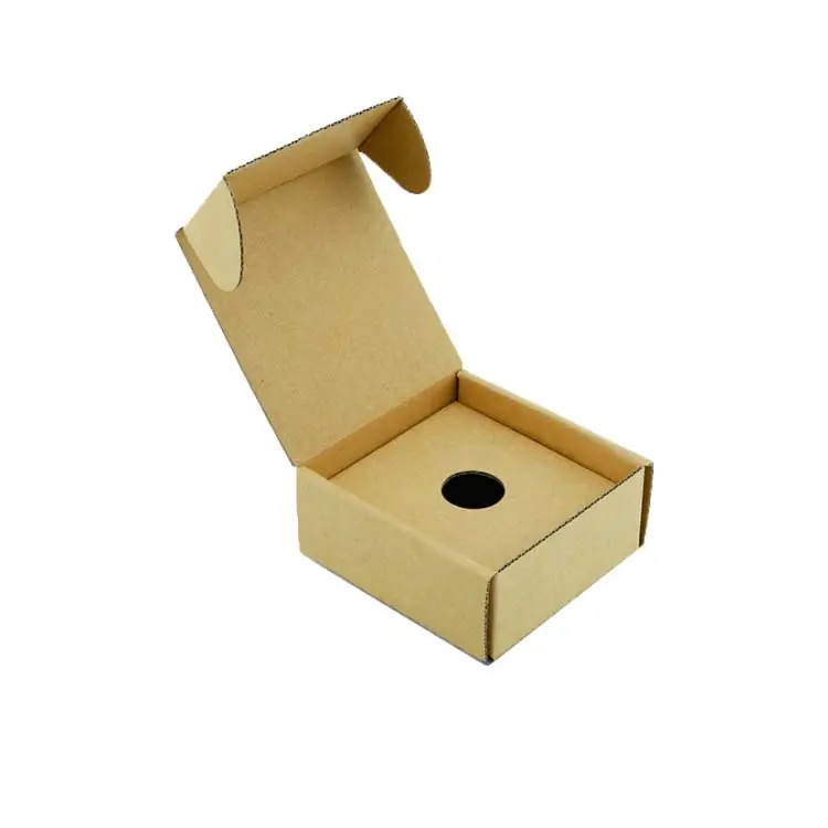 Con la caja de hebilla interior se puede personalizar logo avión caja cuadrada de lujo papel soporte de teléfono móvil caja de embalaje