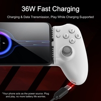 Control de Juego MEMO S3, Doble Cara, Extensible, para Teléfono Móvil y Tableta, Inalámbrico, con Cable, BT5.3, Compatible con IOS/Android