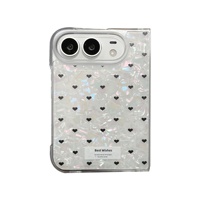Coque Duo pour téléphone, motif floral de dessin animé style Instagram, protection intégrale antichoc, compatible écran pliable, Ultra PC, tendance