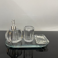 Ensemble de gel douche en cristal personnalisable Idée cadeau de mariage Décoration de salle de bain de luxe digne de Pinterest