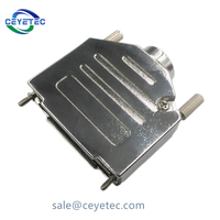 Port parallèle Rs485 Db25 couvercle en alliage de Zinc d-sub vis longue fiche 5w5 couvercle métallique