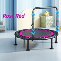 Cama Elástica Redonda Colorida para Interiores, Equipo de Gimnasio en Casa, Trampolín para Adultos Hecho de Material PP y PVC, Venta al Por Mayor
