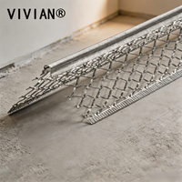 Profilé d'angle pour plâtre de cloison sèche, protection des coins de plafond et de mur, matériau de construction intérieur