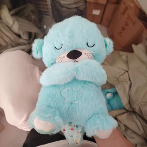 Meilleure vente Koala respiration dormir apaisant Animal en peluche jouet enfants ours LED maille lavé soulagement du Stress anniversaire - Product Image 4