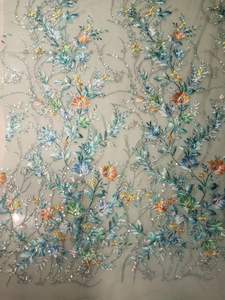 Nouveauté 2024 : Tissu en dentelle de voile <span class=keywords><strong>suisse</strong></span> en coton autrichien brodé, maille africaine de Dubaï pour mariages, avec parfum. - Product Image 4