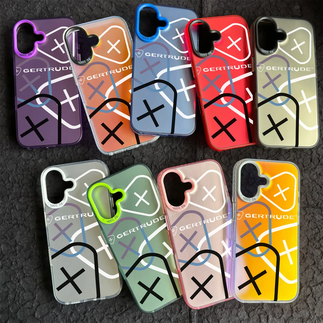 Designer Stylish Shockproof Phone Case for iPhone 13 14 15 16 Pro Max Plus Trendy Mobile Phone Cover Accessories