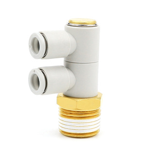 Conectores Neumáticos de Plástico y Latón de 2 Vías para Mangueras de Aire - Product Image 2