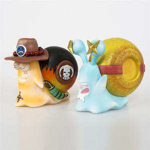 2 unids/set 11cm 4,4 ''figura DE ACCIÓN DE <span class=keywords><strong>Anime</strong></span> de PVC japonés <span class=keywords><strong>One</strong></span> Pieces Den Mushi Luffy Ace modelo de juguete de dibujos animados - Product Image 5