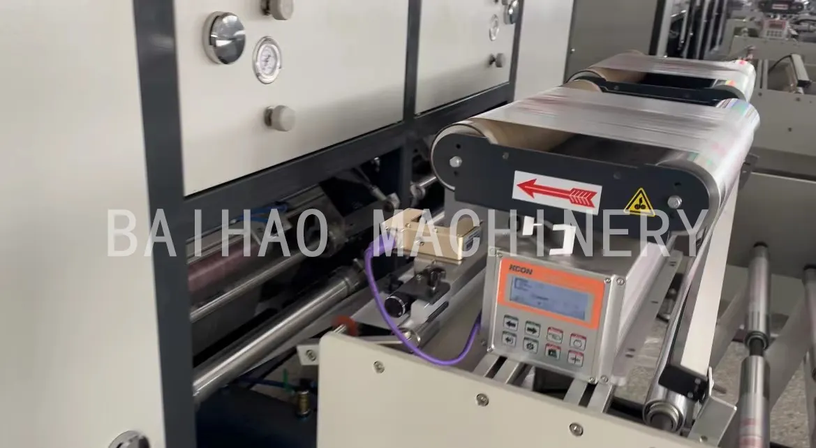 Baihao 고속 2 라인 가방 롤 코어 만드는 기계