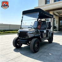 Nouvelle arrivée, prix d'usine, voiturette de golf personnalisable 4 places pour les visites dans les parcs d'attractions