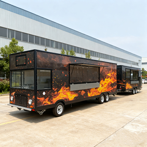 Carrito de Helados y Aperitivos Multifuncional para Exteriores, de Acero Inoxidable, con 4 Ruedas, Puesto Móvil de Comida para Emprendedores - Product Image 2