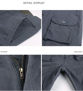 กางเกงขาสั้นลำลองสำหรับผู้ชายกางเกงฟิตเนสกางเกง3/4ยาวถึงเข่า - Product Image 6