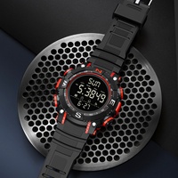 Reloj Deportivo Digital de Plástico para Hombre 2024, Luminoso, Resistente al Agua, con Cronómetro y Alarma, Venta al Por Mayor, Nuevo y Moderno
