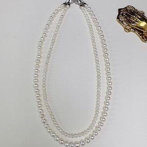 Natural <b>Freshwater</b> Mermaid Pendant <b>Necklace</b> with Strong Light S925 Silver Y-Shaped Collarbone Chain Versatile <b>Pearl</b> <b>Necklace</b> - Product Image 4