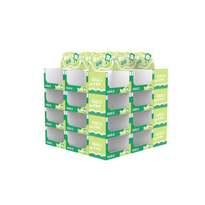 Estante de bandeja PDQ apilable corrugado para exhibición de plataforma media completa promocional de supermercado para estantes de exhibición transparentes de baloncesto deportivo - Product Image 5