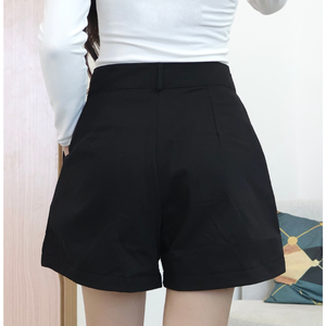 Shorts pour femmes en coton 100% respirant, prix avantageux, couleur unie, taille haute, qualité supérieure, fabricant vietnamien - Product Image 3