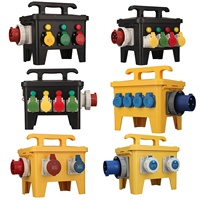 Boîte de distribution d'alimentation industrielle portable BYLJQ, boîte de prises combinées portative pour solution d'alimentation temporaire en entrepôt